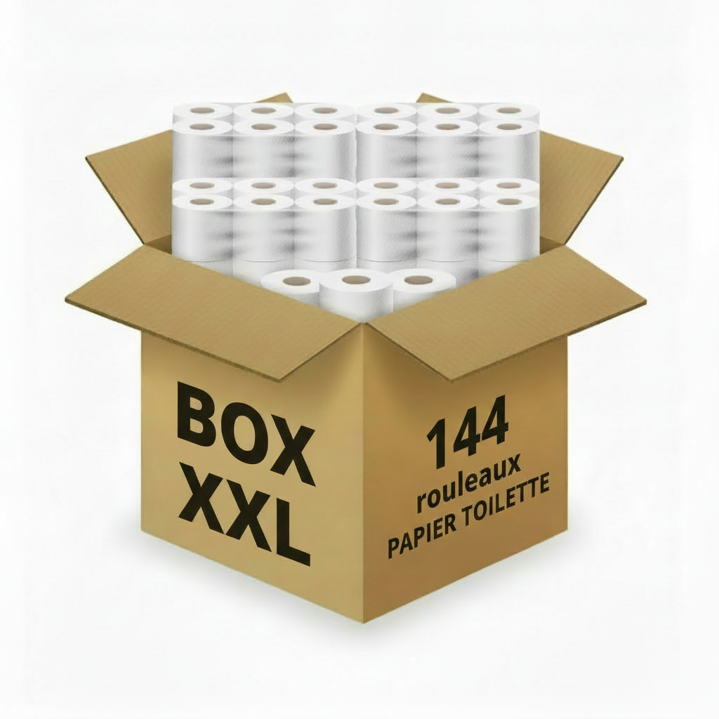 Box Papier Toilette 144 rouleaux